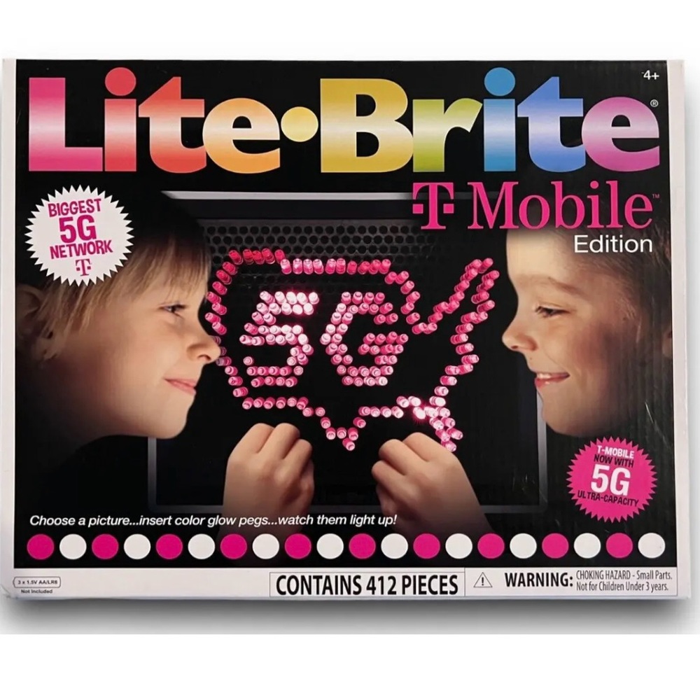 Lite Brite T-Mobile Branded Edition NEW